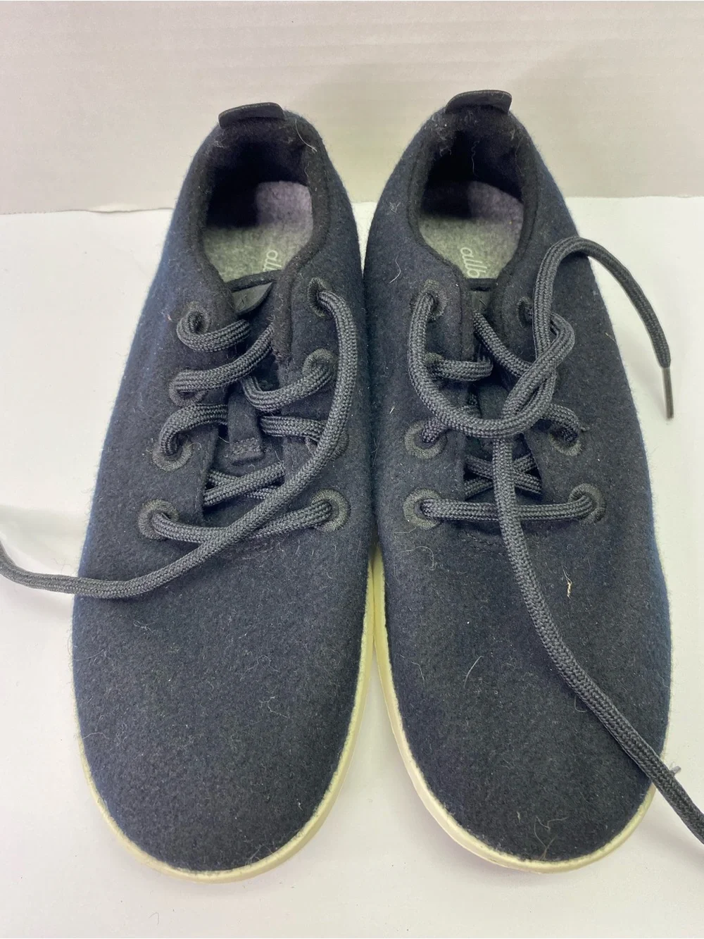 allbirds Men's Black Wool Runners Sneakers